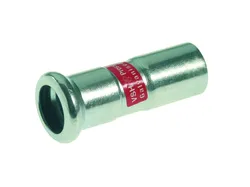 Persverloopstuk, staal, 88.9x54mm MF, verwarming, VSH XPress Staalverzinkt C1407